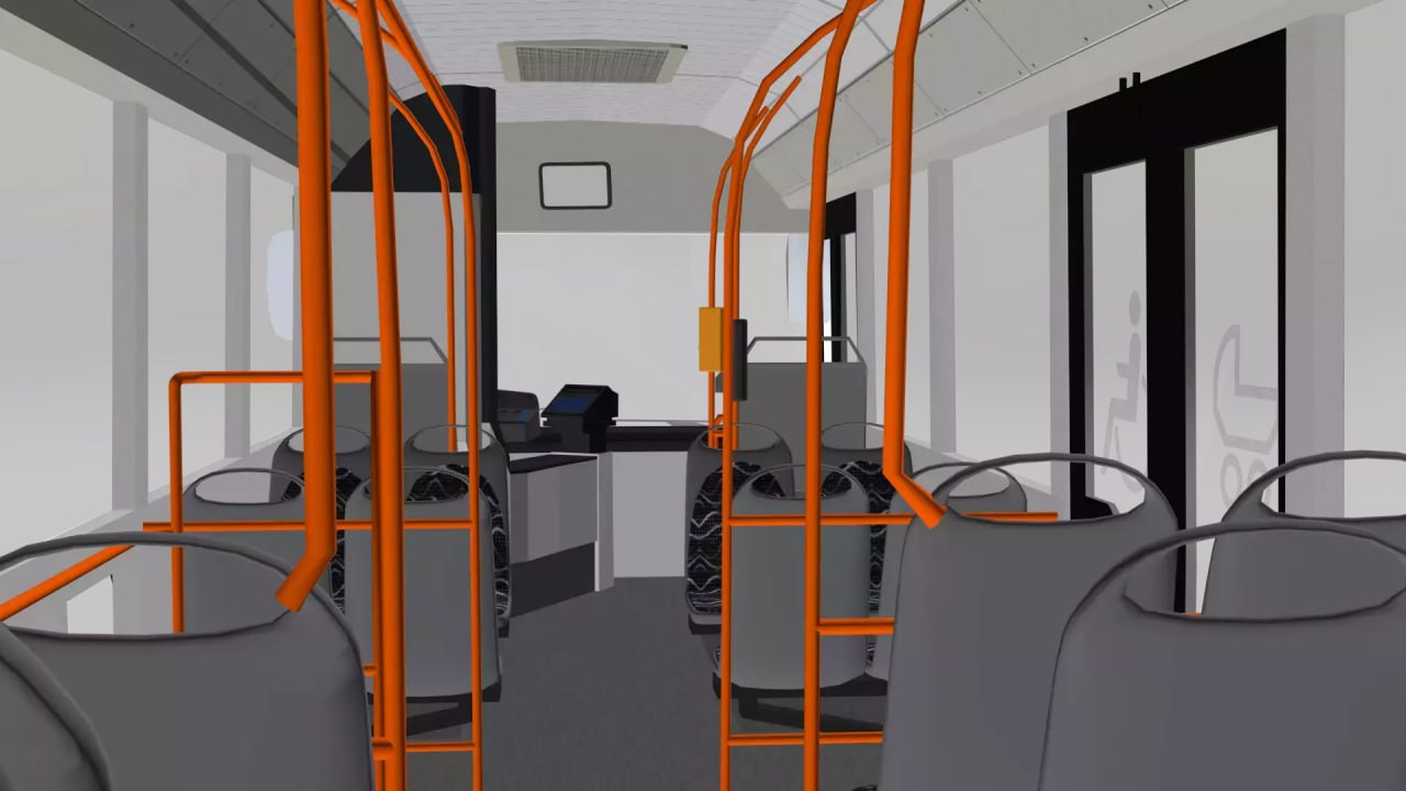 City Bus with Interior 3📱 - изображение 4